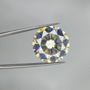 Loose Moissanite Light Yellow Clean Round Cut 7.25 MM