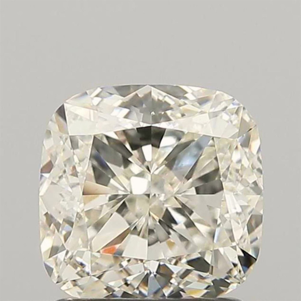Loose Moissanite Off White Clean Cushion Cut 9.50 MM