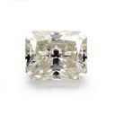 Loose Moissanite Off White Clean Radiant Cut 10.00 x 7.00 MM