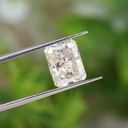 Loose Moissanite Off White Clean Radiant Cut 8.00 x 6.00 MM