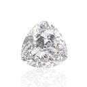 Loose Moissanite Off White Clean Trillion Cut 5.00 MM