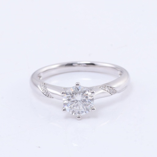  Round Cut Diamond Unique Style Engagement Ring for Women                              