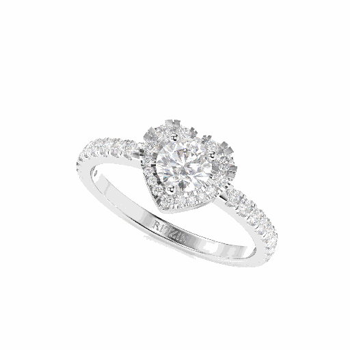Round Diamond Women Ring