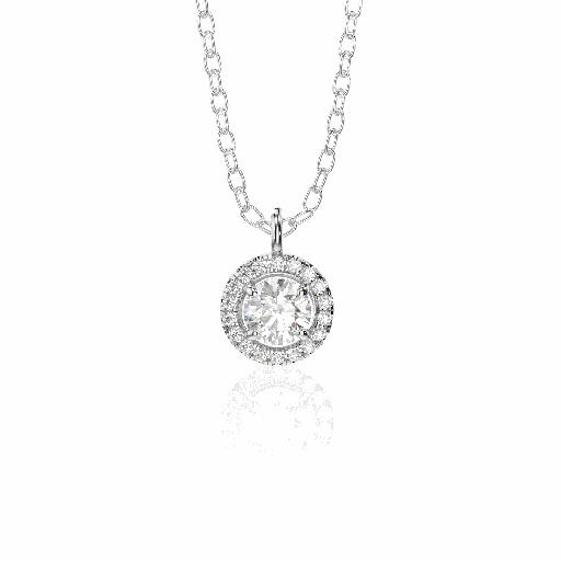 Round Diamond Pendant