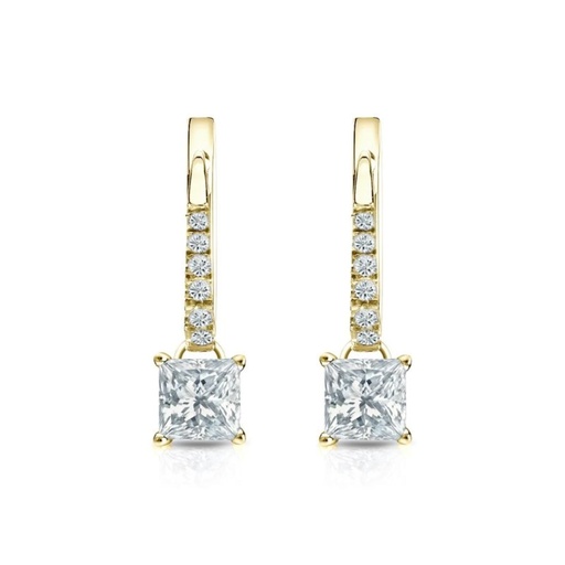 Princess Cut Drops/Dangle Earring For Women