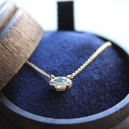 Marquise Cut Diamond Necklace For Women