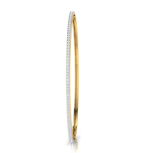 Round Diamond Unique Bangle For Women