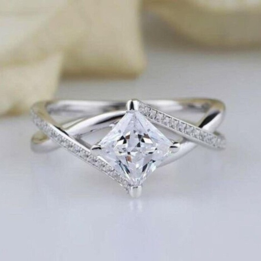 Princess Diamond Engagement Ring for Women