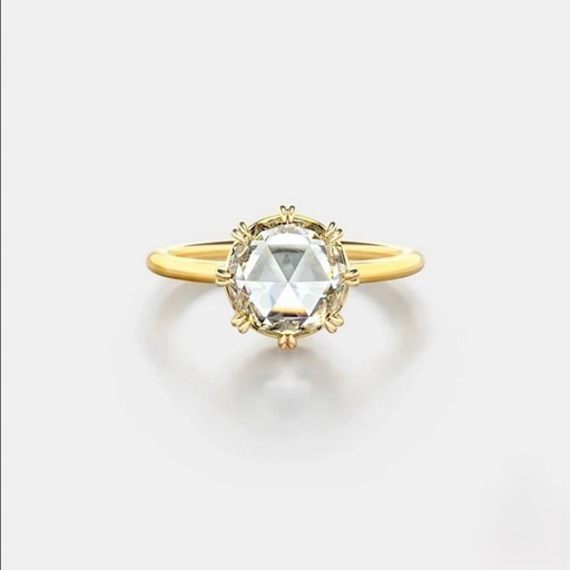 Round Diamond Engagement Ring for Women