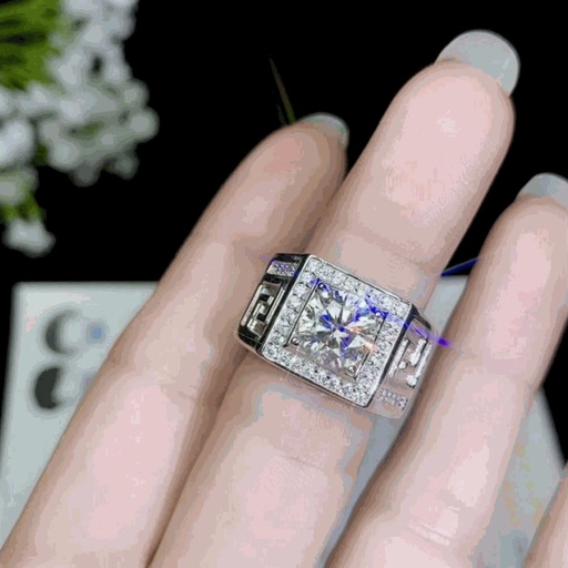 Princess Diamond Engagement Ring for Men