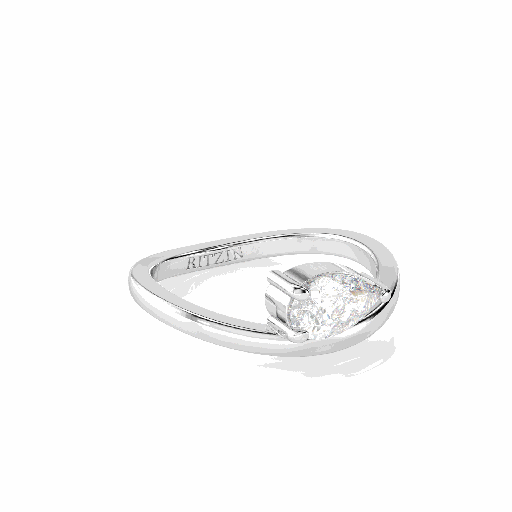 Pear Diamond Engagement Ring for Women