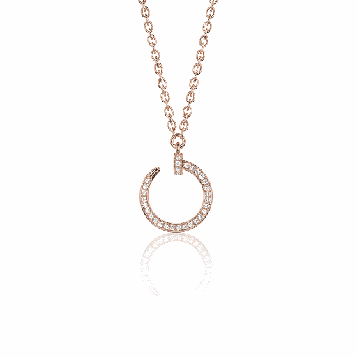 Round Diamond Fancy Pendant For Her