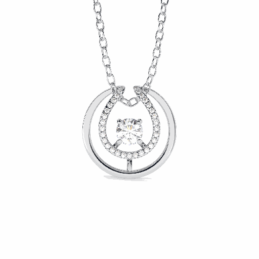 Round Diamond Fancy Pendant For Women