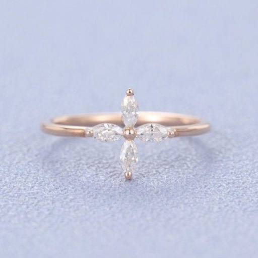 Stunning Exquisite marquise wedding ring rose gold marquise cut unique ring for women christmas gift anniversary gift birthday gift