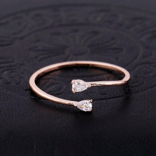Pear Cut Diamond Unique Toi Et Moi Birthday Gift Ring for Women