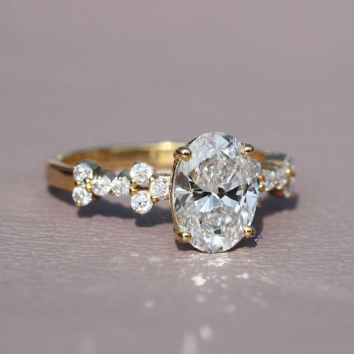 Graceful Real Diamond Solitaire Jewelry Fine Lab Diamond Solitaire Ring For Women Stylish Solitaire diamond ring