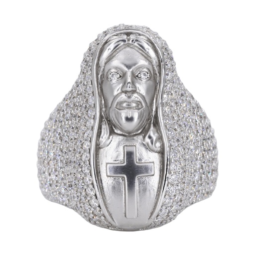 Round Cut Diamond Unique Big Hip Hop Ring for Men