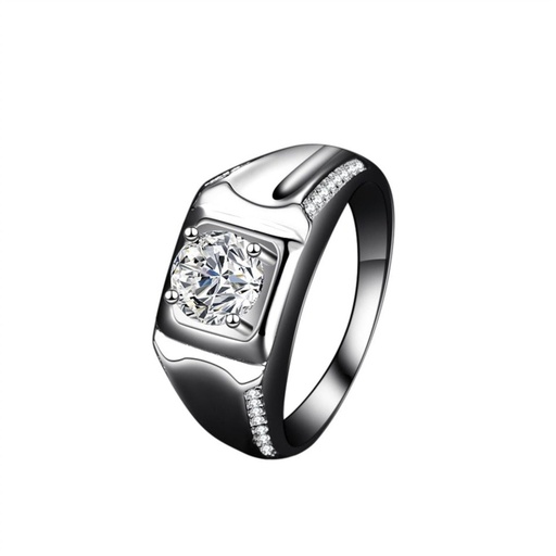 Round Diamond For Men Ring