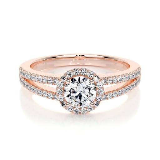 Round Diamond Engagement Ring For Her