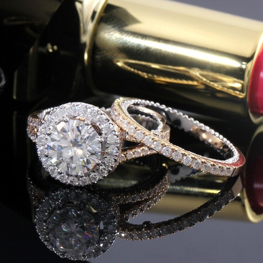 Round Diamond Bridal Ring for Women