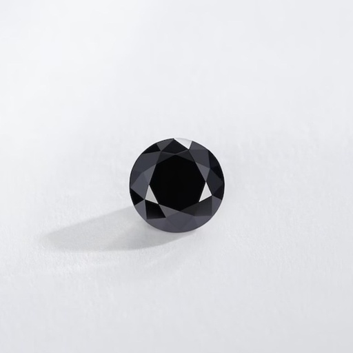 Loose Moissanite Black Clean Round Cut 1.00 MM