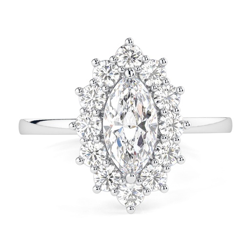  Diamond Engagement Ring, Lab Grown Diamond, Promise Ring for Her, Pave Set Wedding Ring, Fine Jewelry,