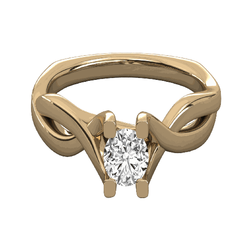  Round Diamond  Engagement Solitaire Ring For Her