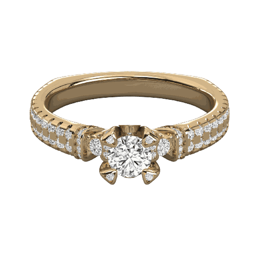  Round Diamond Designer Solitaire Ring 