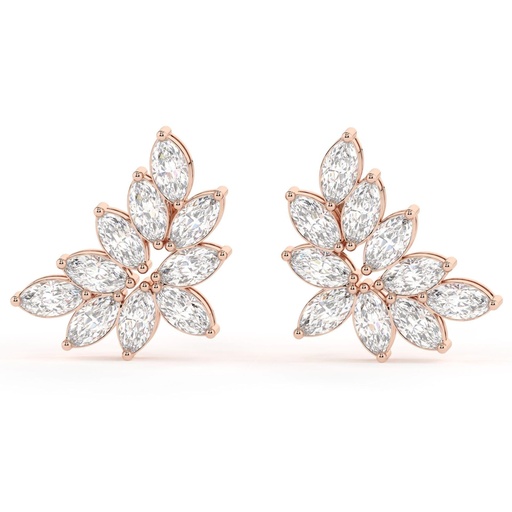 Marquise Cut Diamond Unique Style Earrings For Women