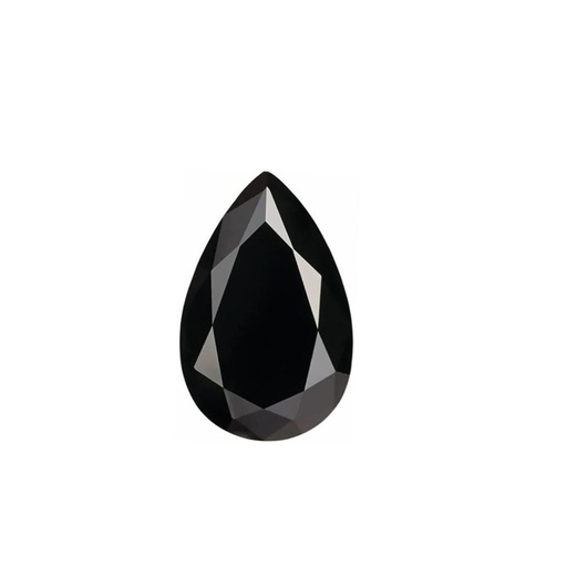 Loose Moissanite Black Clean Pear Cut 16.00 x 12.00 MM