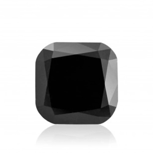 Loose Moissanite Jet Black Clean Cushion Cut 10.50 MM