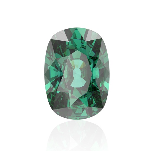 Loose Moissanite Emerald Vivid Green Clean Elongated Cushion Cut 13.00 x 11.00 MM
