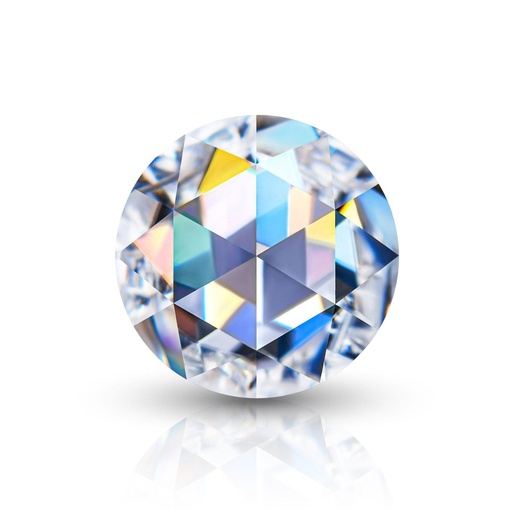 Loose Moissanite White Clean Rose Cut Round 14.00 MM