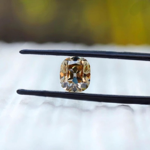 Loose Moissanite Champagne Vivid Brown Clean Old Mine Elongated Cut 8.00 x 6.00 MM