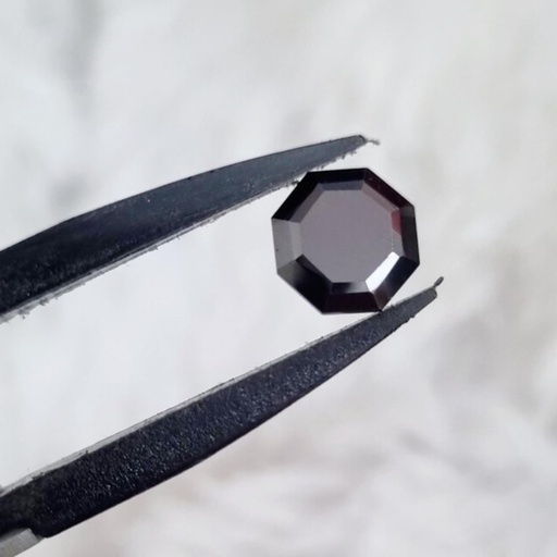 Loose Moissanite Black Clean Octagon Cut 7.00 MM