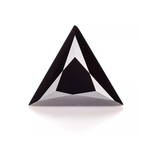 Loose Moissanite Black Clean Triangle Cut 10.50 MM