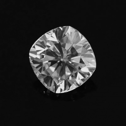 [MOCUWH1_6.5] Loose Moissanite White Clean Cushion Cut 6.50 MM