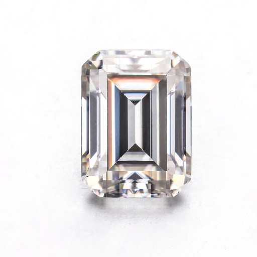 [MOEMWH1_6x4] Loose Moissanite White Clean Emerald Cut 6.00 X 4.00 MM