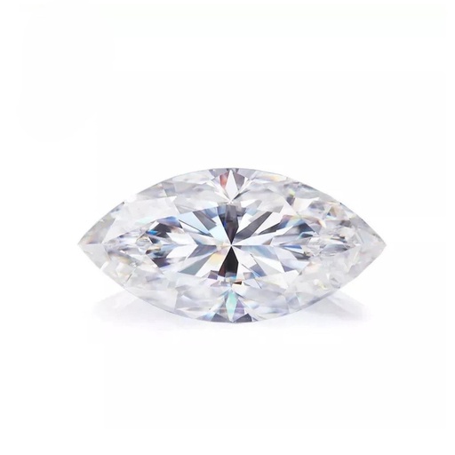 [MOMARWH1_8x4] Loose Moissanite White Clean Marquise Cut 8.00 x 4.00 MM