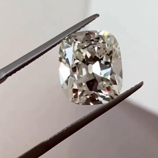 [MOOMCWH1_10] Loose Moissanite White Clean Old Mine Cushion 10.00 MM