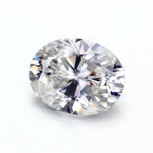 [MOOVWH1_12x8] Loose Moissanite White Clean Oval Cut 12.00 x 8.00 MM