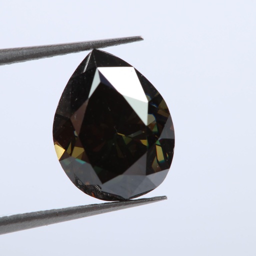 [MOPEBLK1_12x8] Loose Moissanite Black Clean Pear Cut 12.00 x 8.00 MM