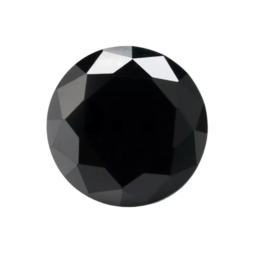 [MORDBLK1_10] Loose Moissanite Black Clean Round Cut 10.00 MM