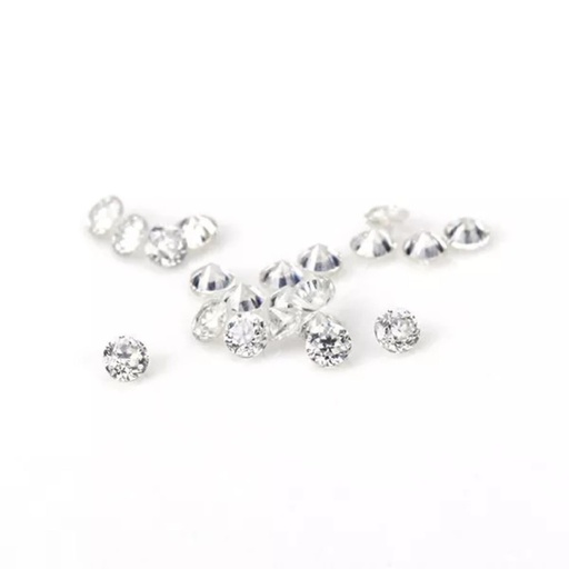 [MORDWH1_1.5] Loose Moissanite White Clean Round Cut 1.50 MM