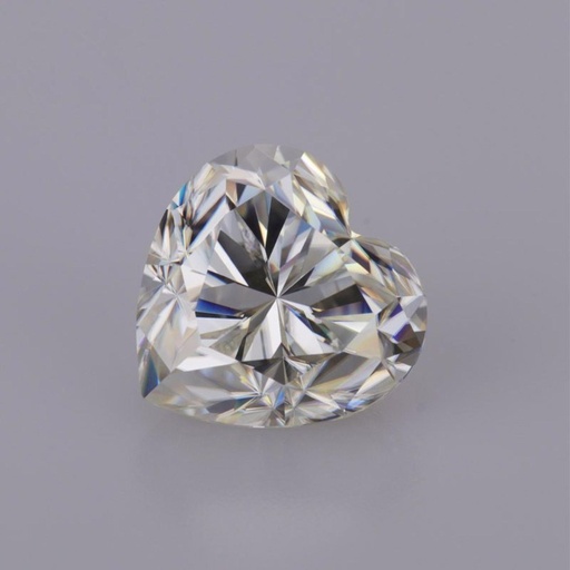 Loose Moissanite Off White Clean Heart Cut 5.00 MM